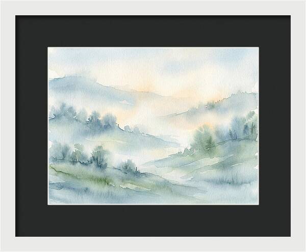 Tranquil Misty Landscape