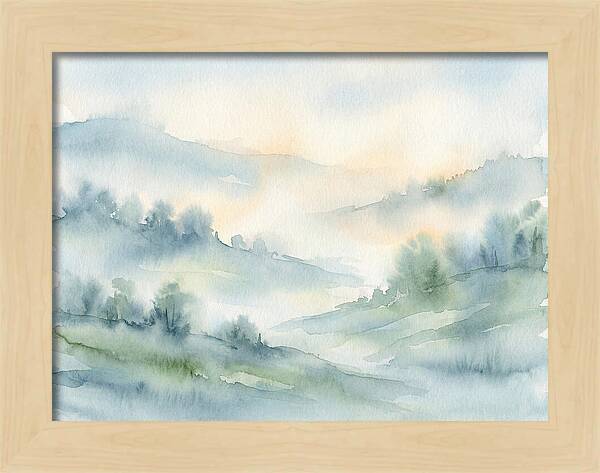 Tranquil Misty Landscape