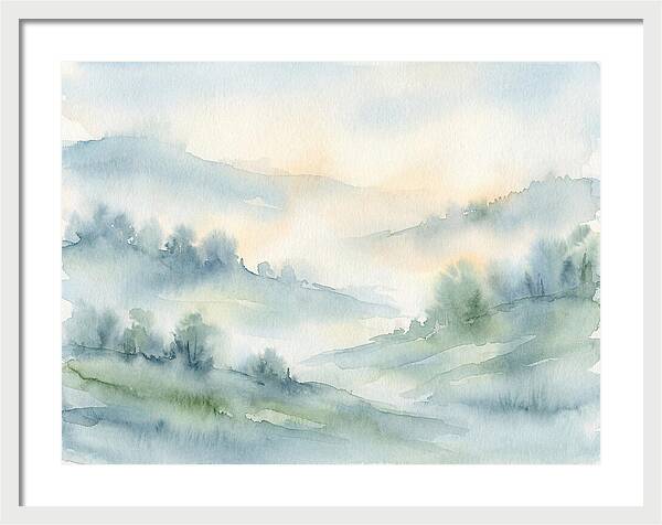 Tranquil Misty Landscape