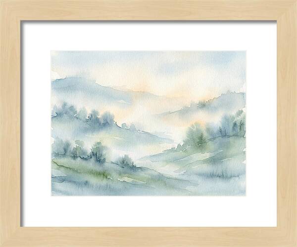 Tranquil Misty Landscape