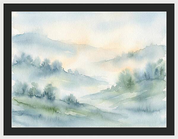 Tranquil Misty Landscape