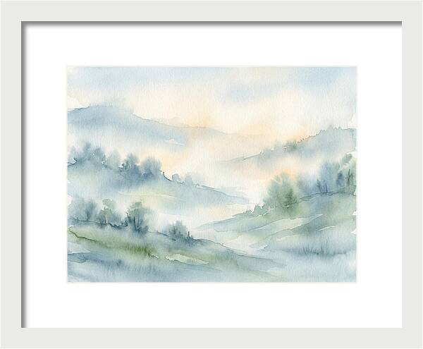 Tranquil Misty Landscape