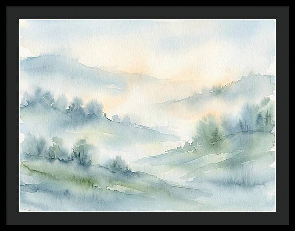 Tranquil Misty Landscape