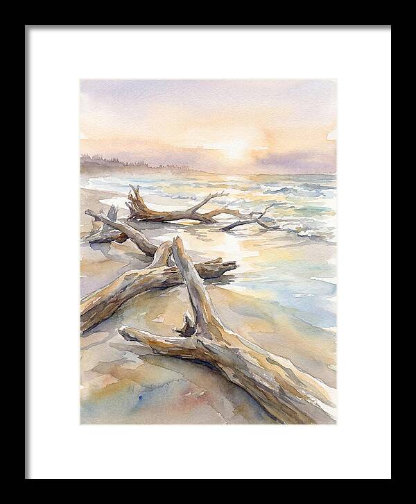 Tranquil Moments At Driftwood Beach