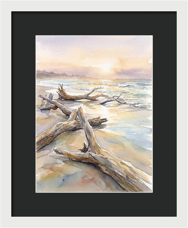 Tranquil Moments At Driftwood Beach