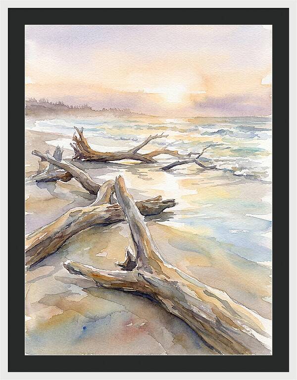 Tranquil Moments At Driftwood Beach