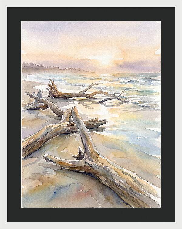Tranquil Moments At Driftwood Beach