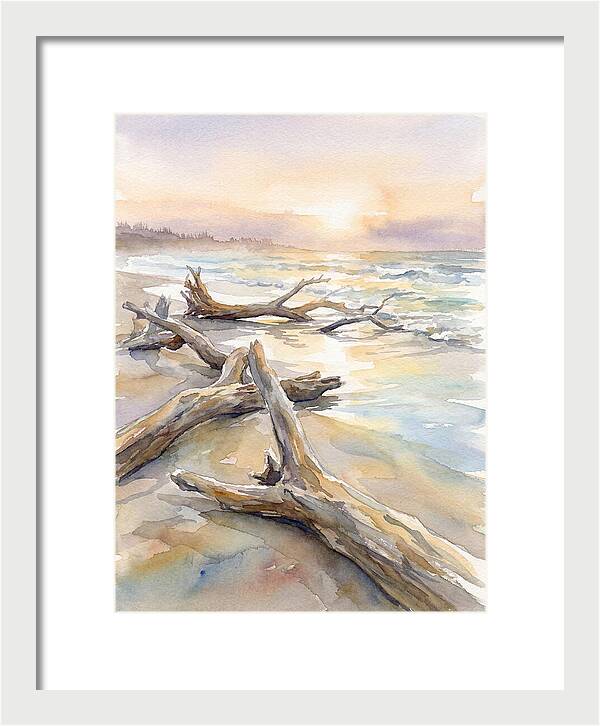 Tranquil Moments At Driftwood Beach