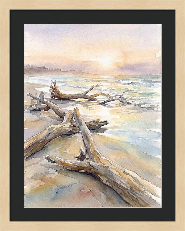 Tranquil Moments At Driftwood Beach