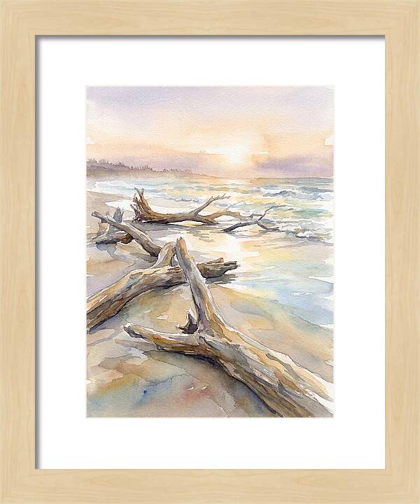 Tranquil Moments At Driftwood Beach