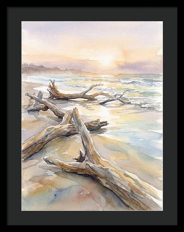 Tranquil Moments At Driftwood Beach
