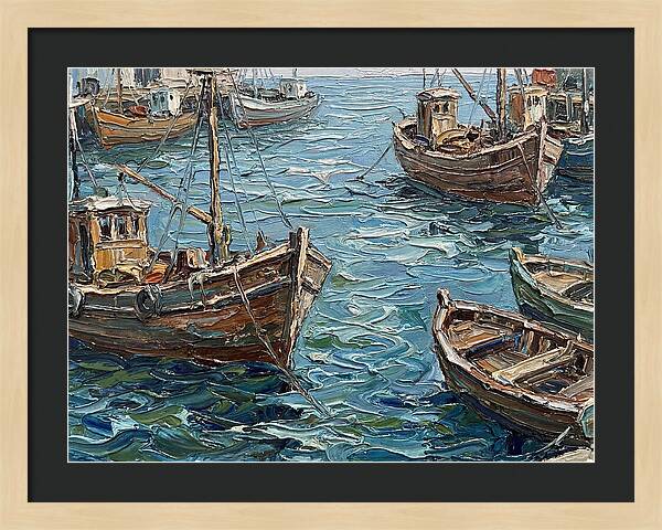 Tranquil Moments At The Harbor