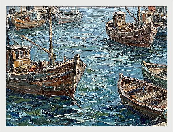 Tranquil Moments At The Harbor