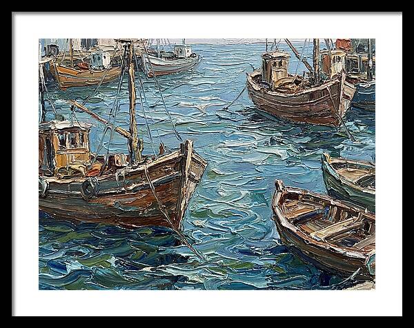 Tranquil Moments At The Harbor