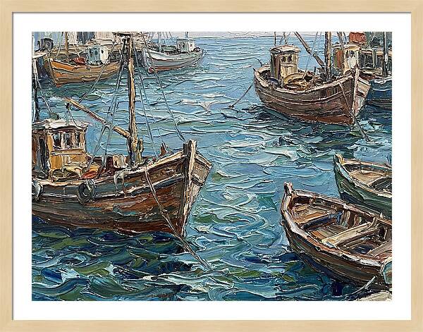 Tranquil Moments At The Harbor