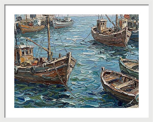 Tranquil Moments At The Harbor