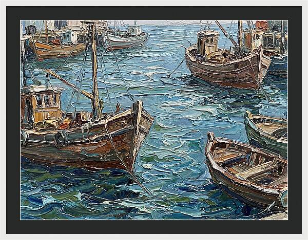 Tranquil Moments At The Harbor