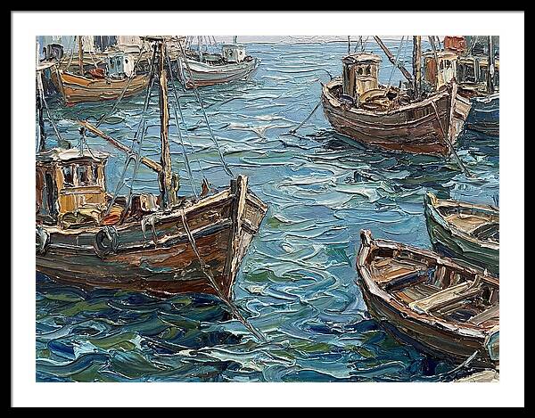 Tranquil Moments At The Harbor