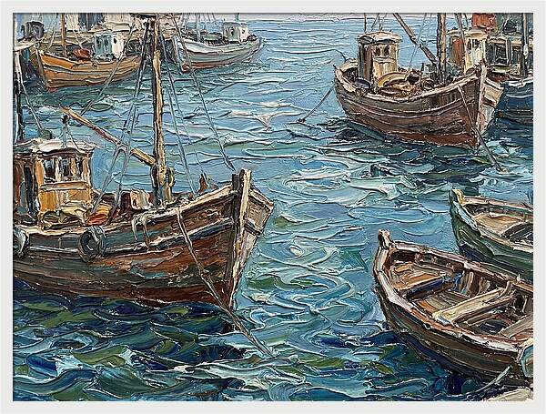 Tranquil Moments At The Harbor
