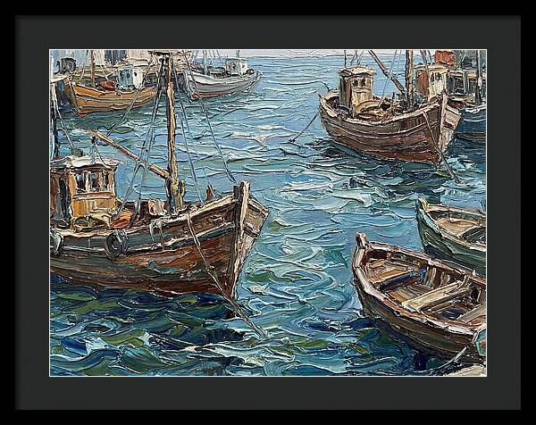 Tranquil Moments At The Harbor