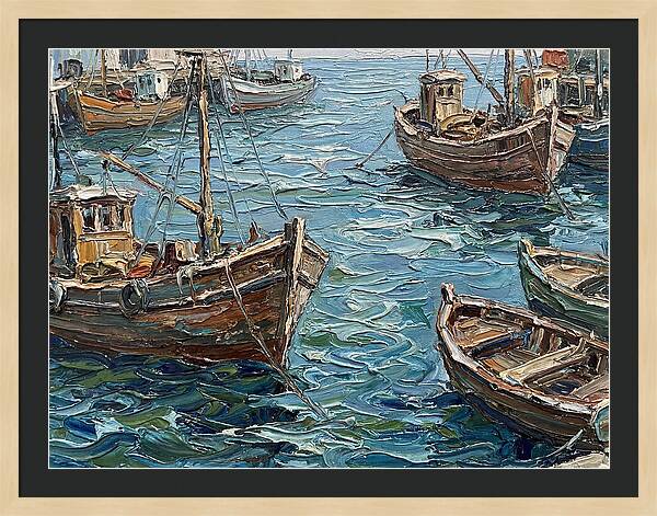 Tranquil Moments At The Harbor