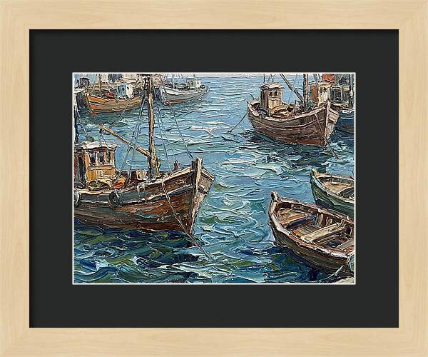 Tranquil Moments At The Harbor