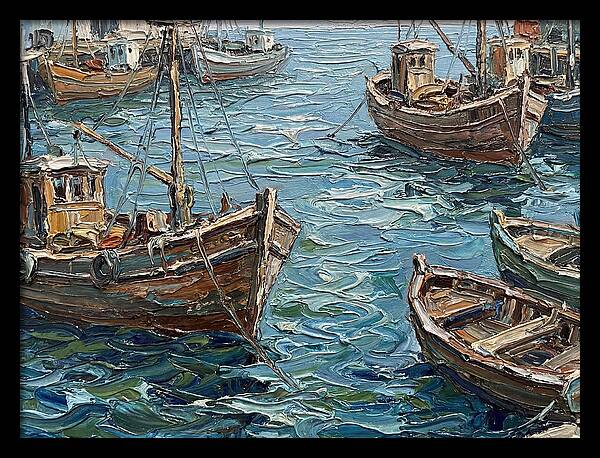 Tranquil Moments At The Harbor