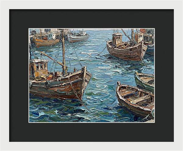 Tranquil Moments At The Harbor