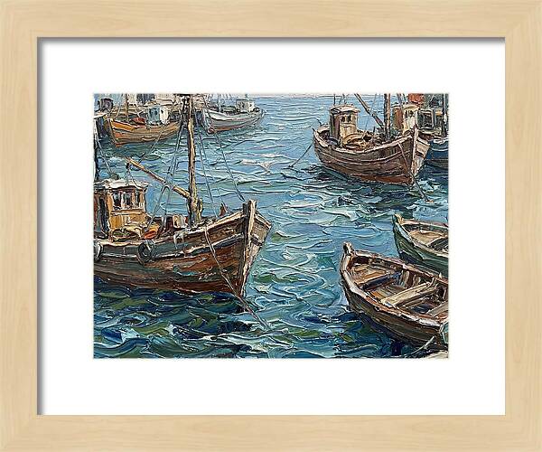 Tranquil Moments At The Harbor
