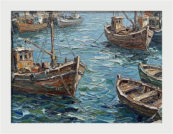 Tranquil Moments At The Harbor