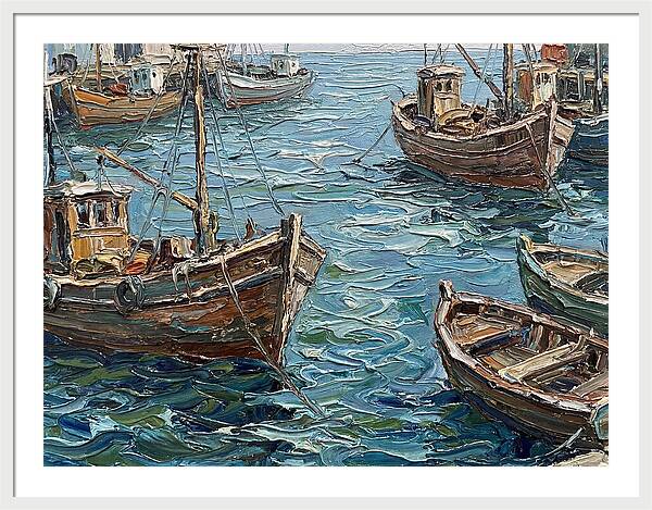 Tranquil Moments At The Harbor