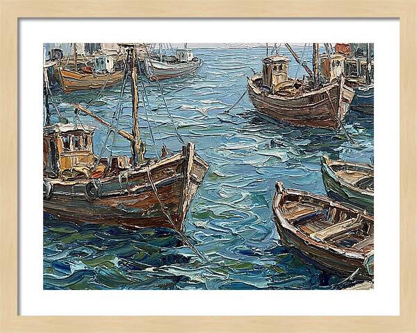 Tranquil Moments At The Harbor