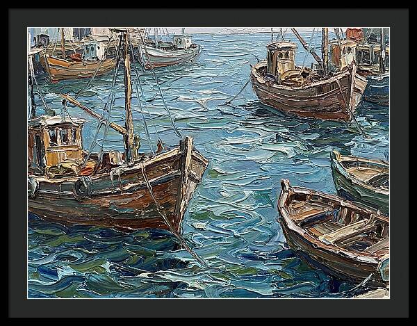 Tranquil Moments At The Harbor