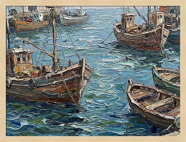 Tranquil Moments At The Harbor