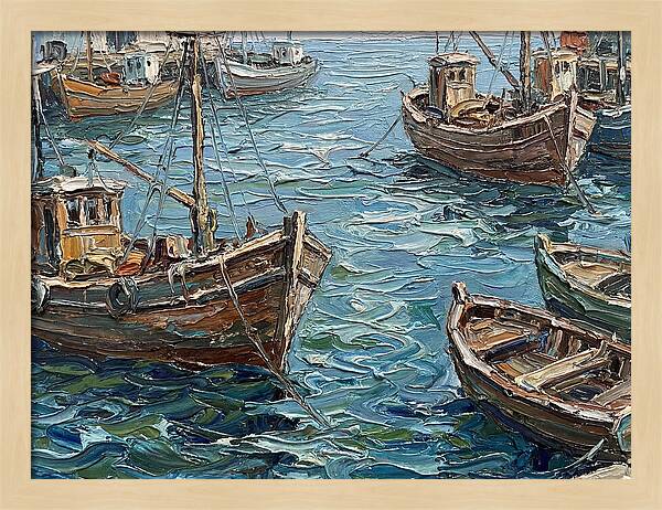 Tranquil Moments At The Harbor