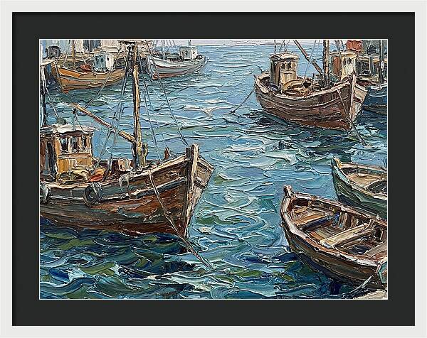 Tranquil Moments At The Harbor