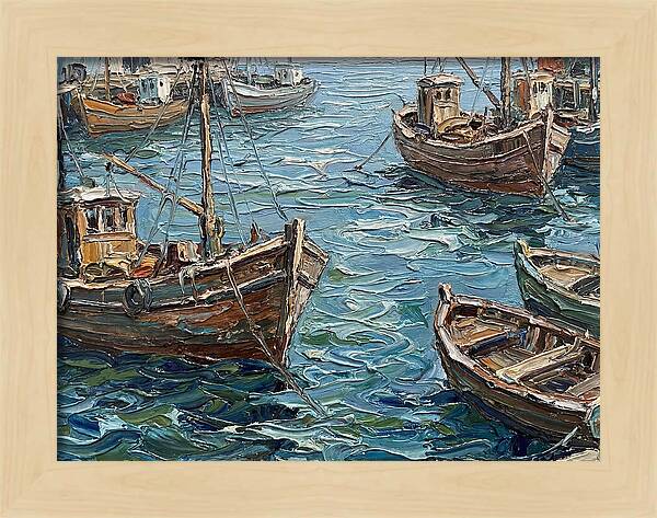 Tranquil Moments At The Harbor
