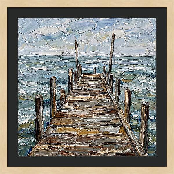 Tranquil Moments At The Pier