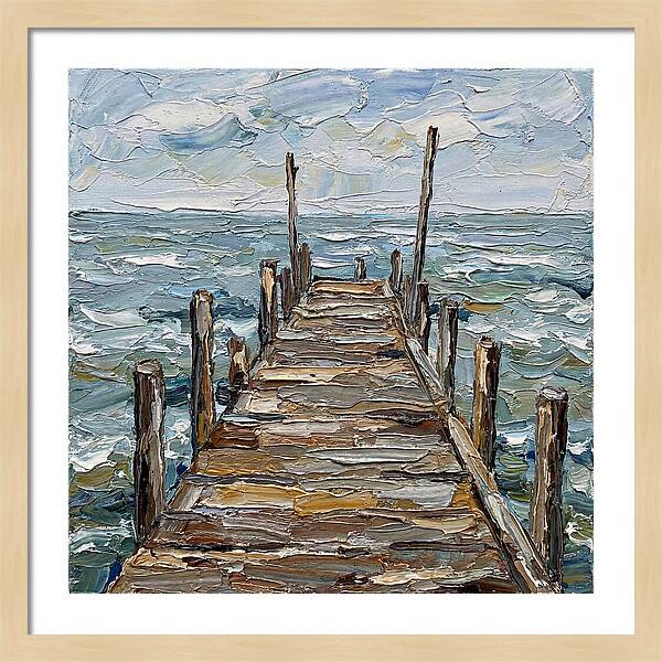 Tranquil Moments At The Pier