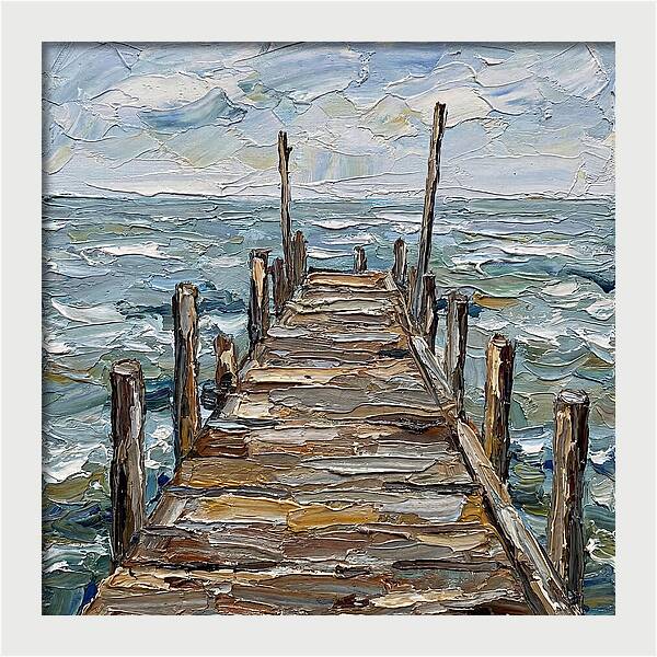 Tranquil Moments At The Pier