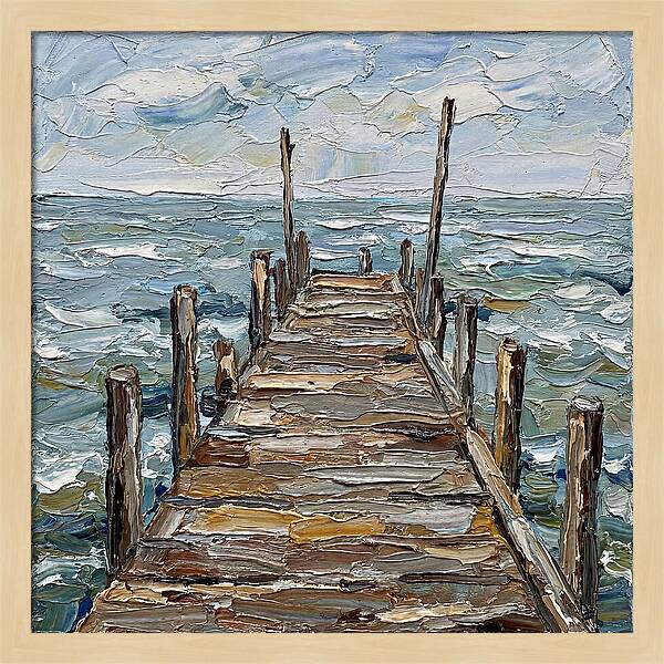 Tranquil Moments At The Pier