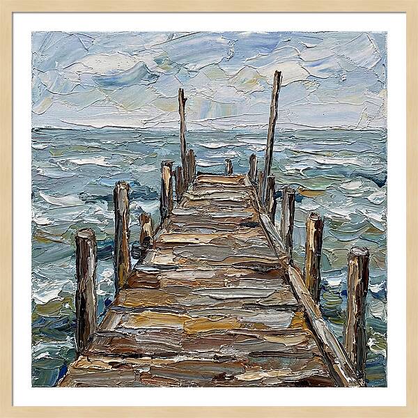 Tranquil Moments At The Pier