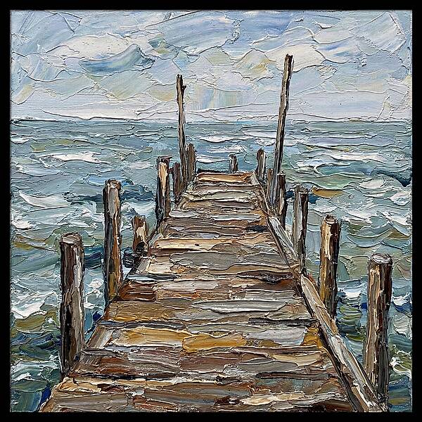 Tranquil Moments At The Pier