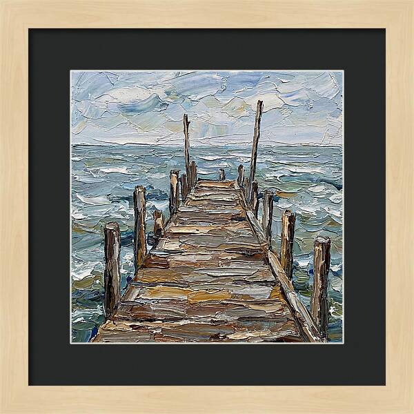 Tranquil Moments At The Pier
