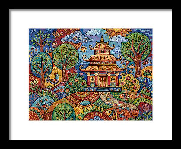 Tranquil Moments At The Temple