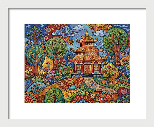 Tranquil Moments At The Temple