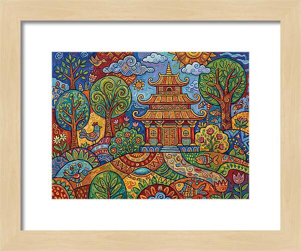 Tranquil Moments At The Temple