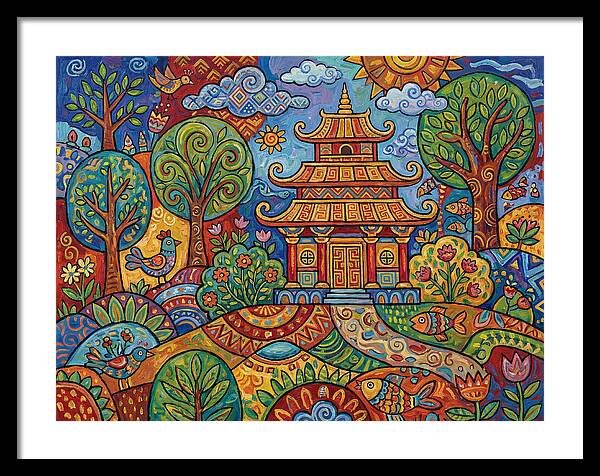 Tranquil Moments At The Temple