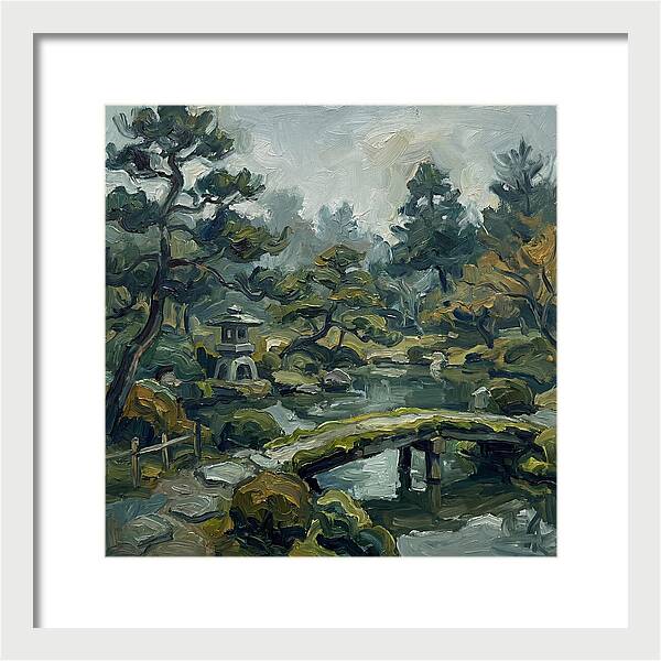 Tranquil Moments In A Japanese Garden 4620