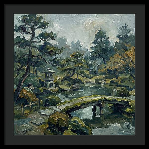 Tranquil Moments In A Japanese Garden 4620